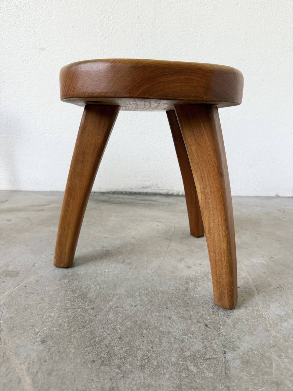 Pair of Henri Bataille oak stools