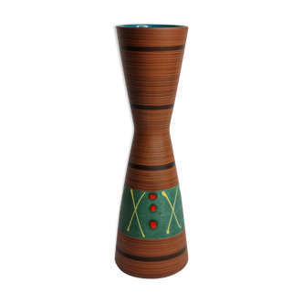 Vase diabolo West Germany by Carstens Tönnieshof, 36 cm