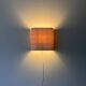 Cream and yellow checked lampshade, 90s cottage style, Habitat.