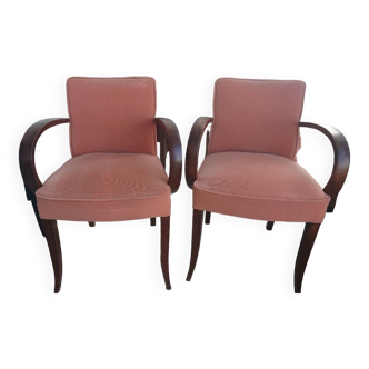 Vintage bridge armchairs