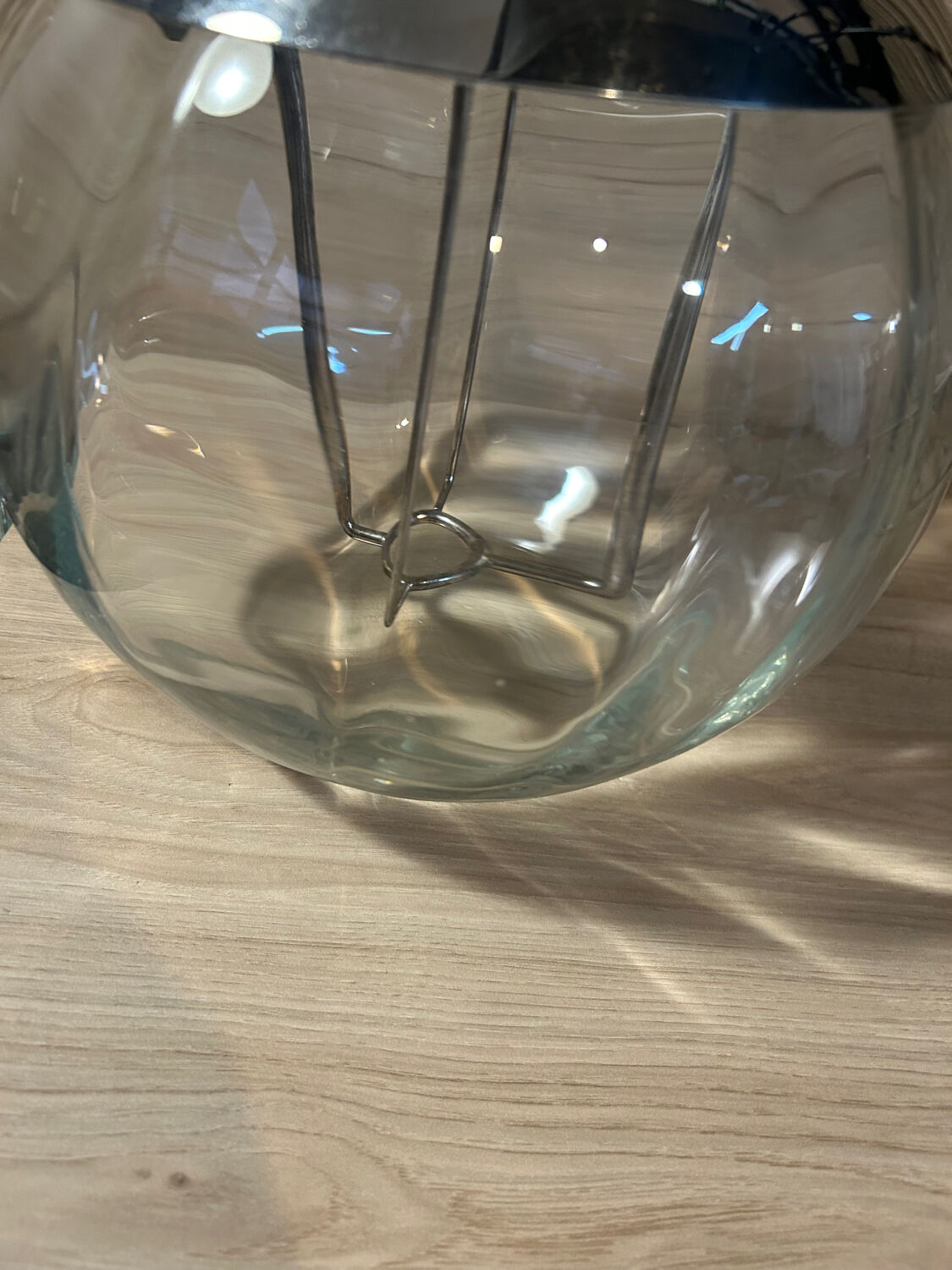 Crystal and silver-plated metal champagne bucket