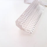 Lot of 6 bubbled glass knife holders