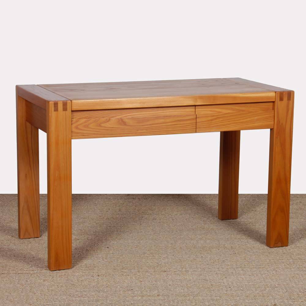 Bureau en orme édité par Maison Regain, 1980