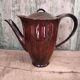 Mid Century French coffee set for 4, faïence Salins, model Bahamas
