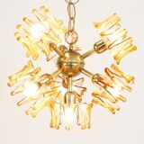 Murano glass pendant lamp from AV Mazzega 1950s