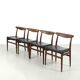 Model W2 Dining Chairs by Hans Wegner, Set of 4