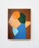Viens plus près peinture minimaliste couple