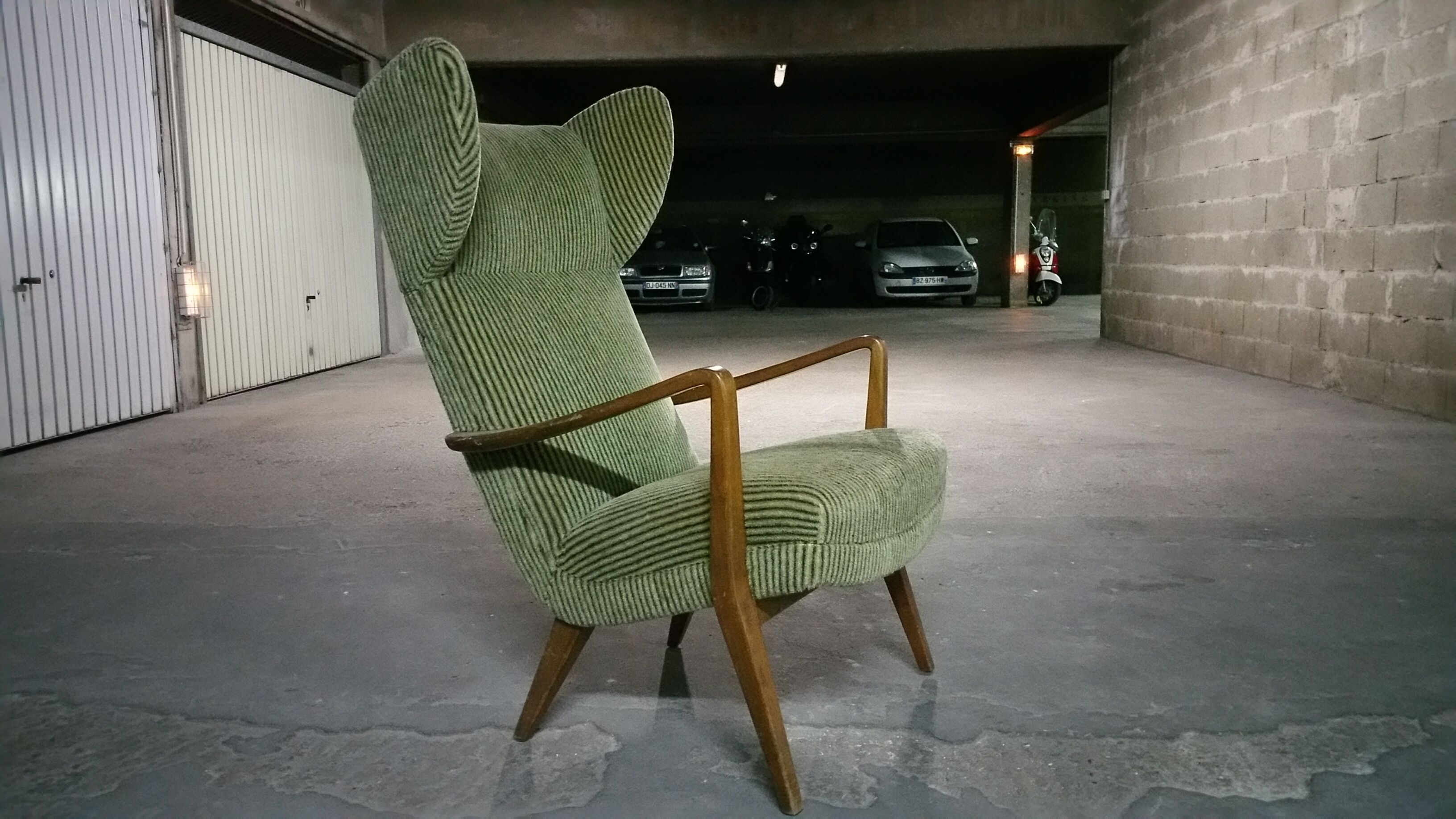 Bergere Chair Scandinavian wing chair