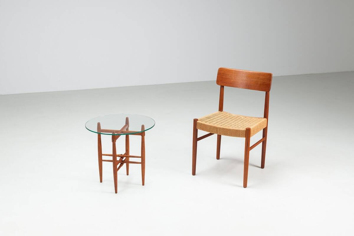 Poul Hundevad side table in teak Vamdrup Stolefabrik Denmark 1960