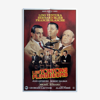 Movie poster "The Tontons Flingueurs" Blier, Ventura, Blanche
