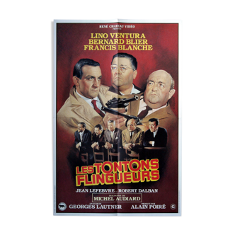 Movie poster "The Tontons Flingueurs" Blier, Ventura, Blanche
