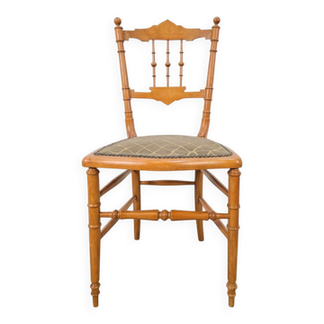 Vintage Chiavari Spool Chair, Italy, 1950s
