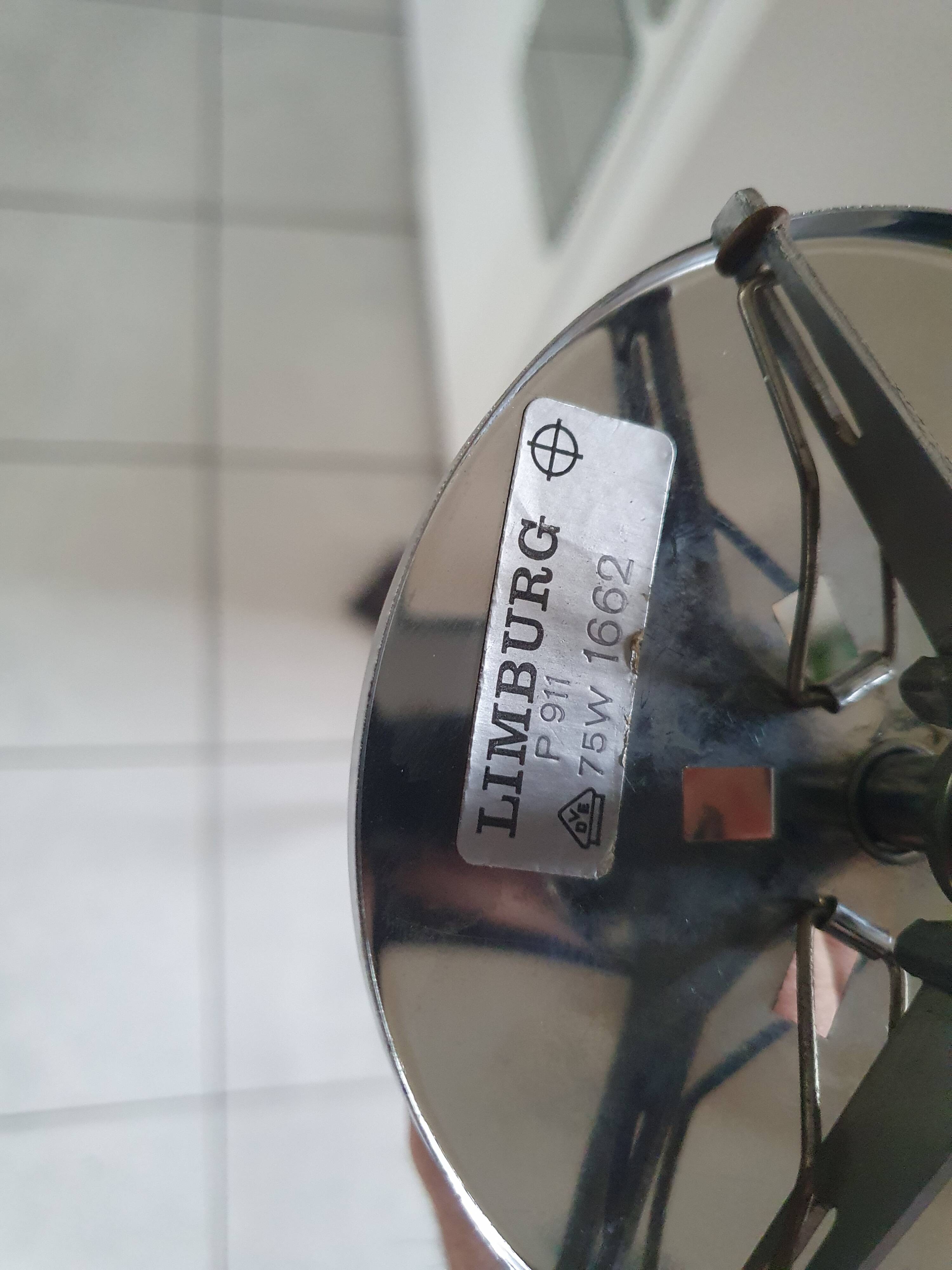 Pendant lamp Space-age Limburg Glasshutte 60s