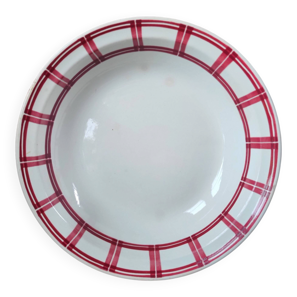 Plat de service Badonviller •Art Déco • France