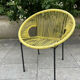 Fauteuil vintage scoubidou