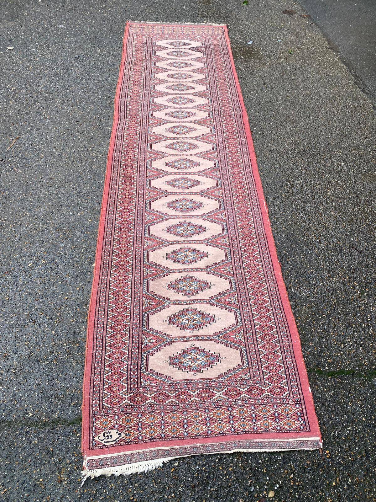 Persian hallway carpet from Pakistan 80x310