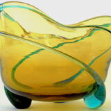 Art-new cut in stretched glass. Around 1900.