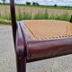 Chaise Baumann gondole en bois et cannage