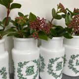 Opaline spice pots