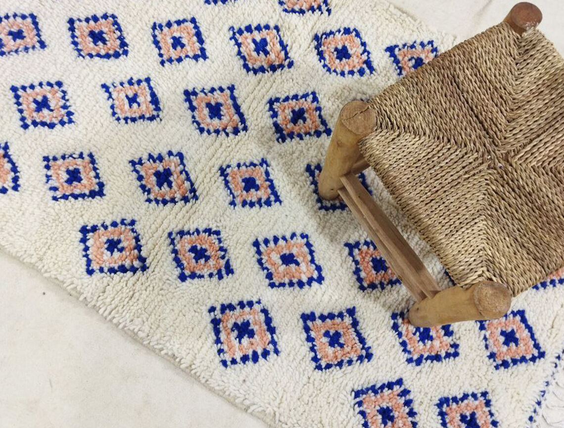 Moroccan carpet 127x82cm