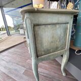 Patinated Louis XV style chest of drawers