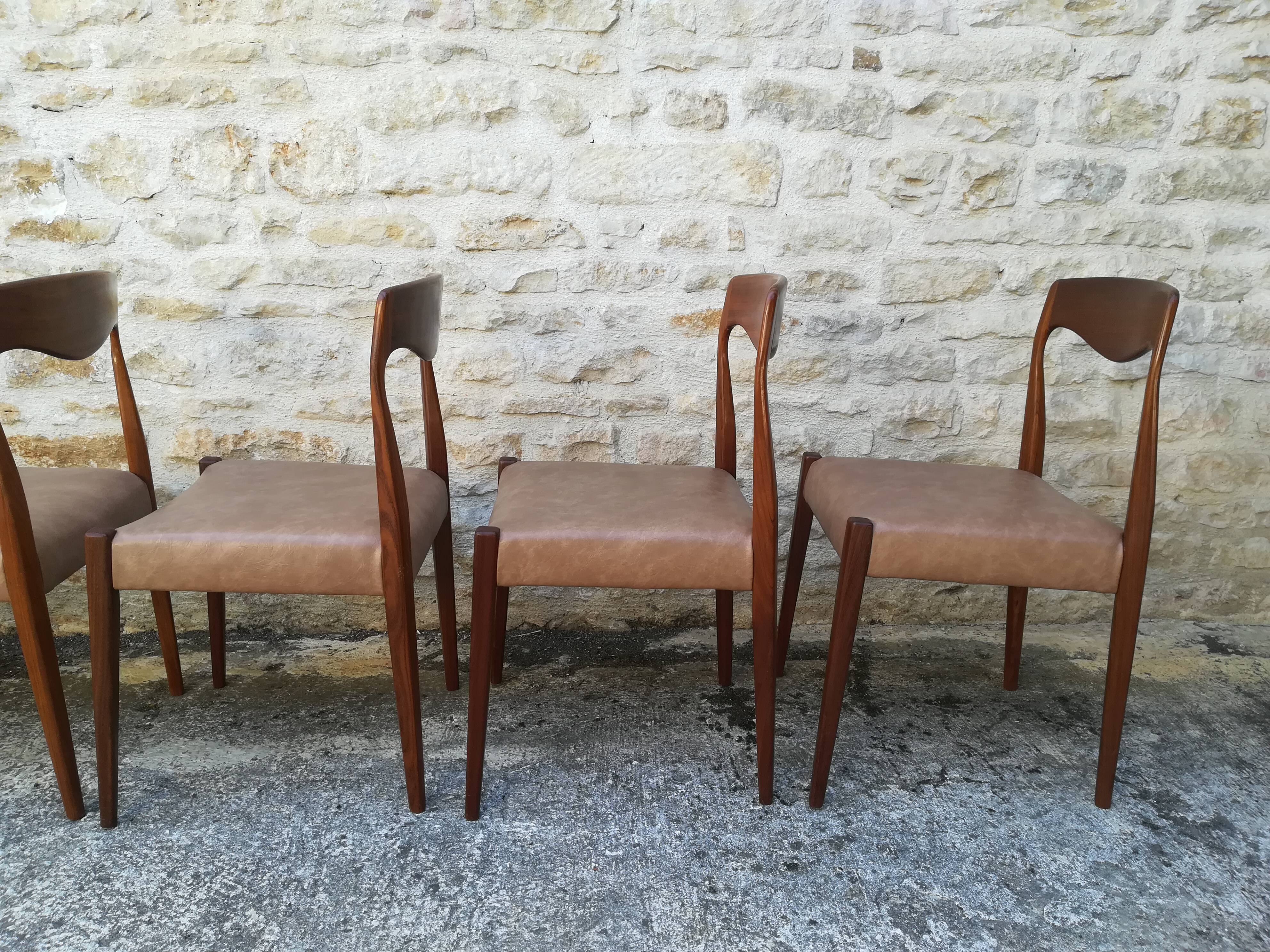 Scandinavian teak chairs