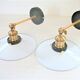 Pair of metal wall lights