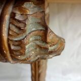 Carved gilded wooden console