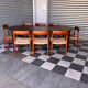 Table Arne Vodder en palissandre