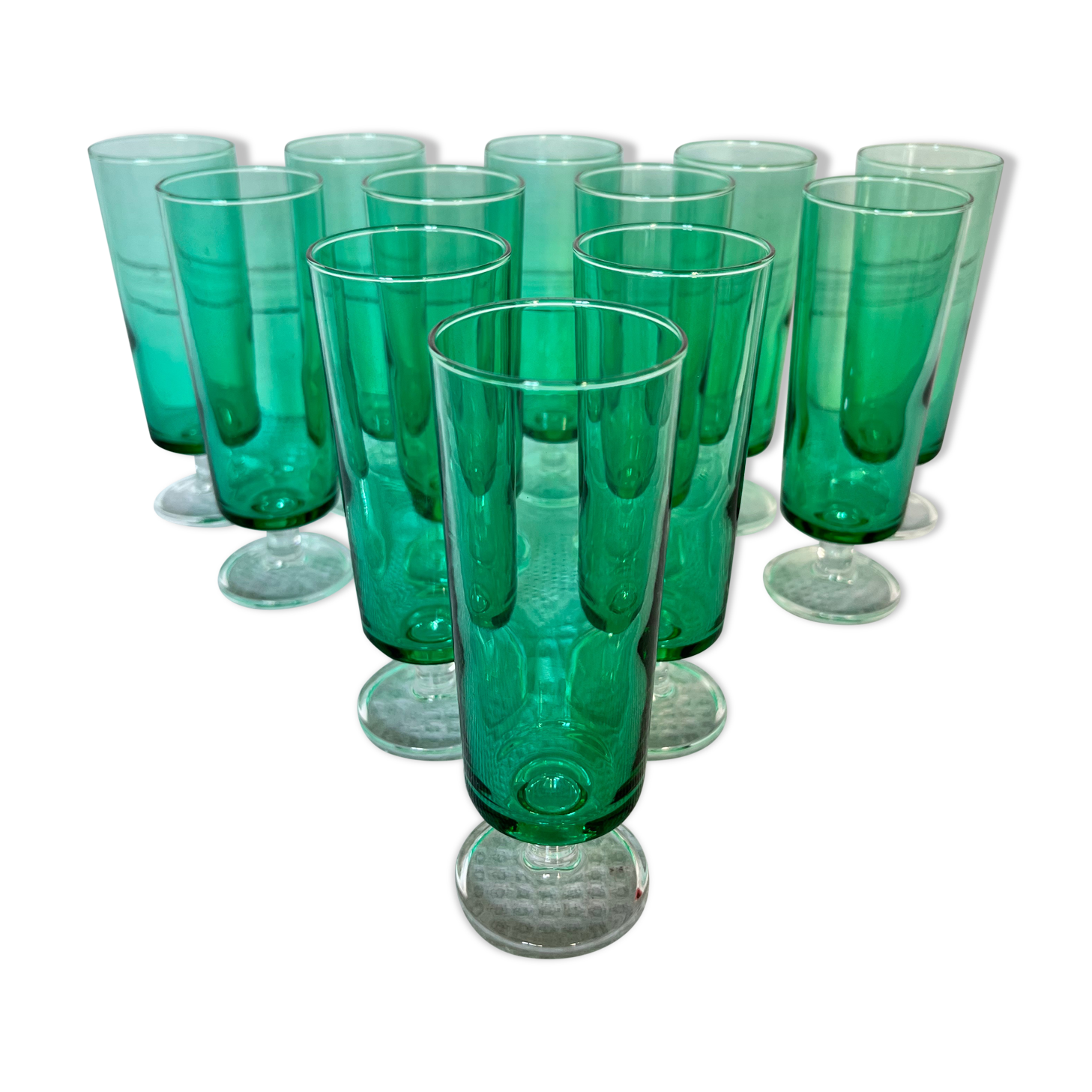 Vintage Luminarc flutes