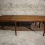 Samcom scandinavian expandable teak table