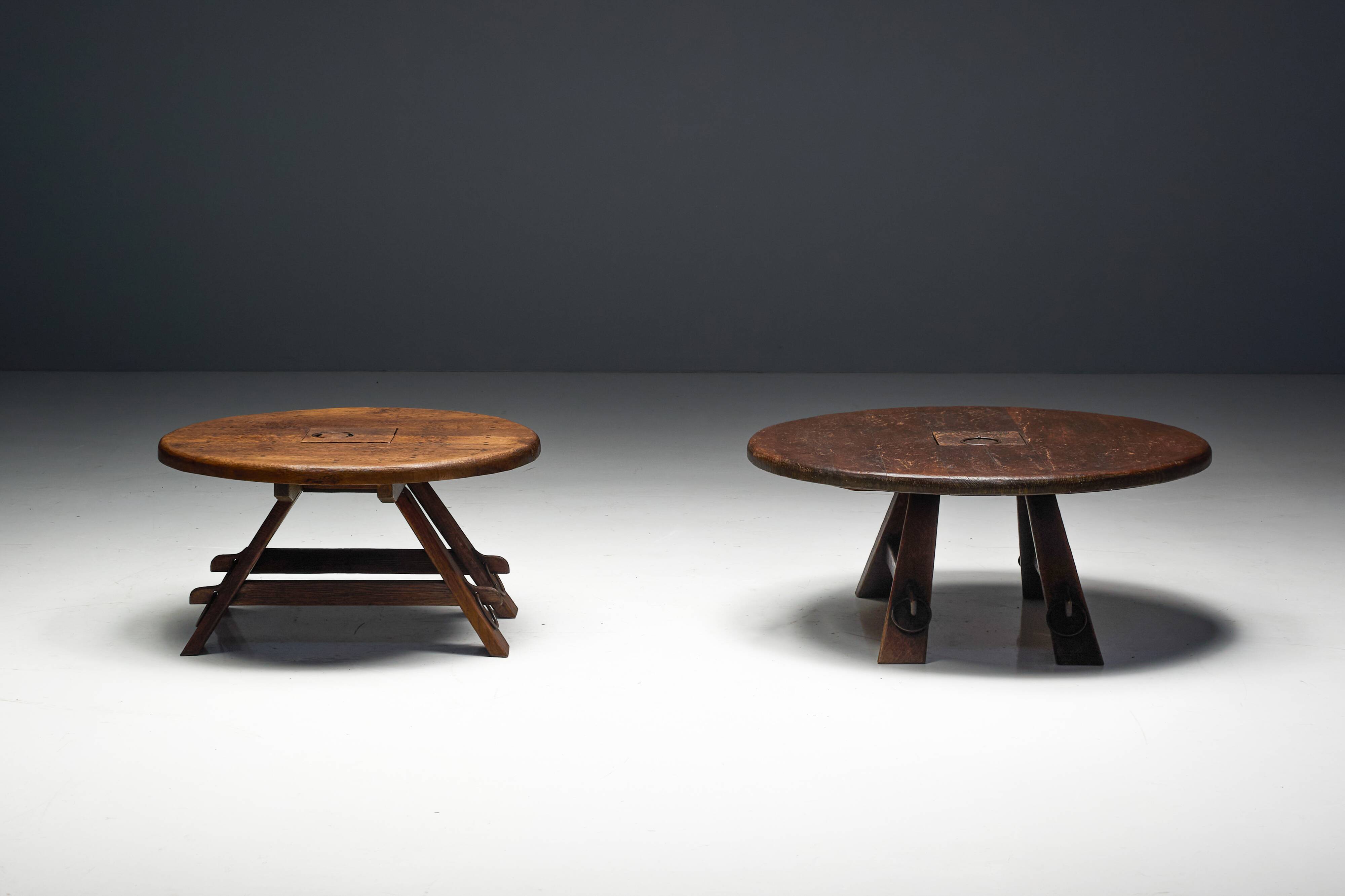 Rustic Antique Coffee Table, France, 1960s