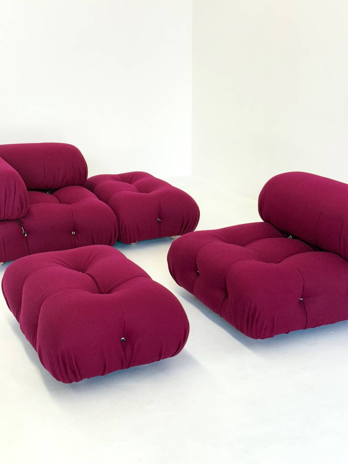 Canapé modulable Camaleonda Bordeaux par Mario Bellini pour B&B Italia