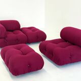 Camaleonda Modular Sofa in Bordeaux by Mario Bellini for B&B Italia
