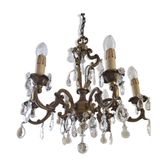 Lustre classique à pampille