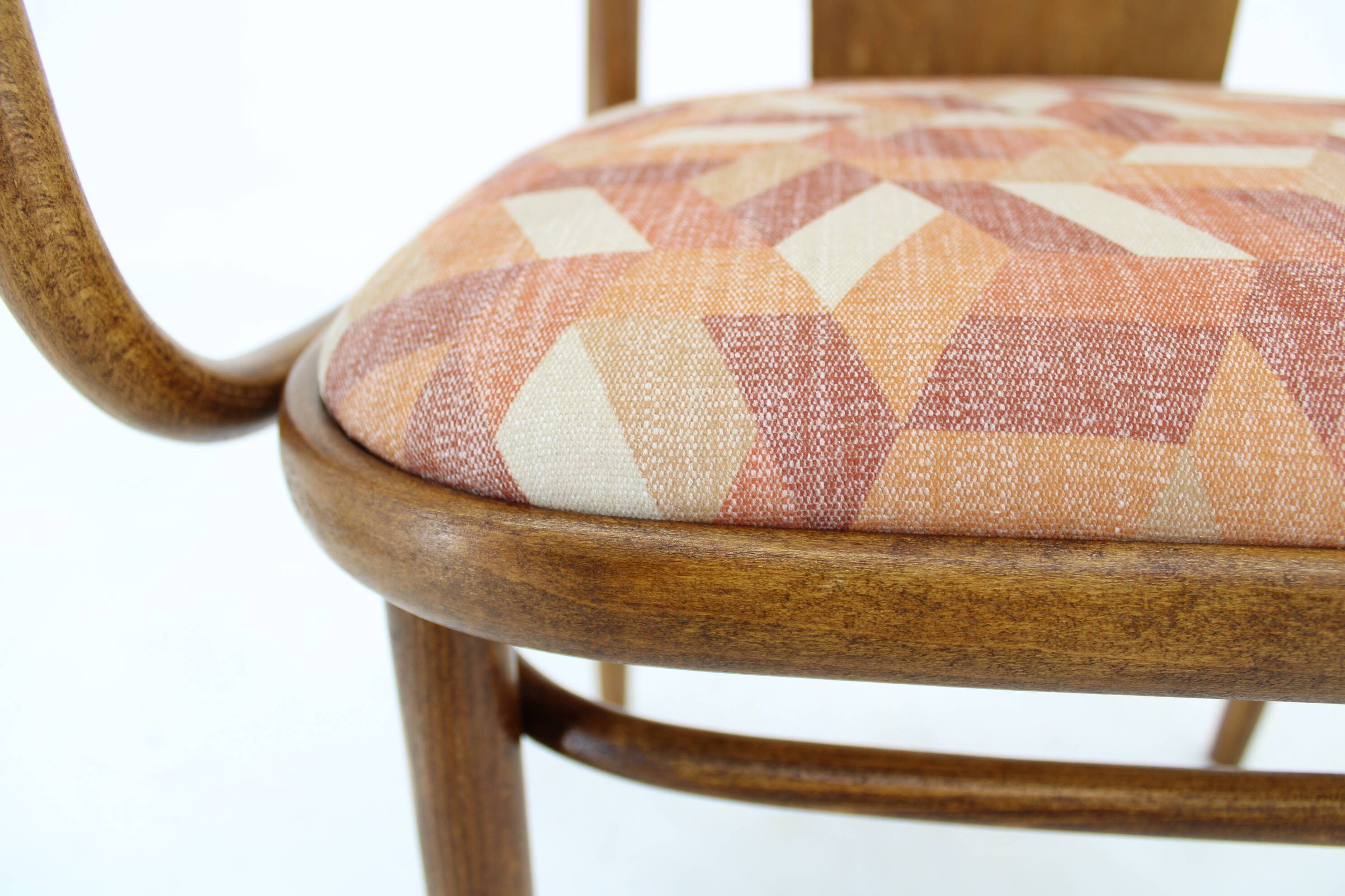 1960s Desk or Side Bentwood Chair by Ton, Czechoslovakia