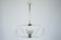 Art Deco Clear Murano glass chandelier. Italy 1940s