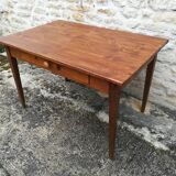Farm table with drawer