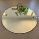 Old beveled round mirror 60cm