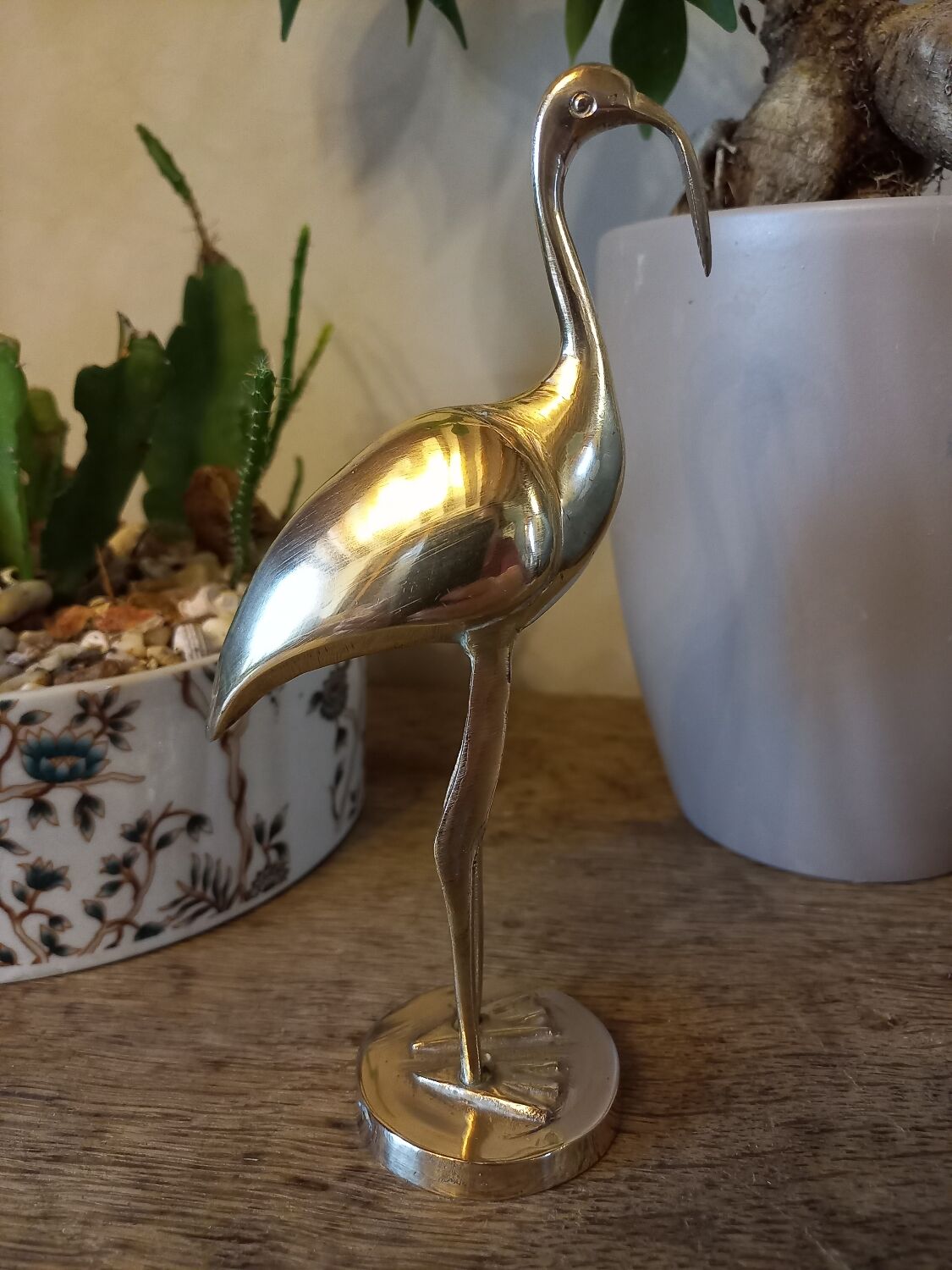 Flamand en laiton vintage
