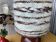 Seventies wood lamp and hippy chic wool lampshade