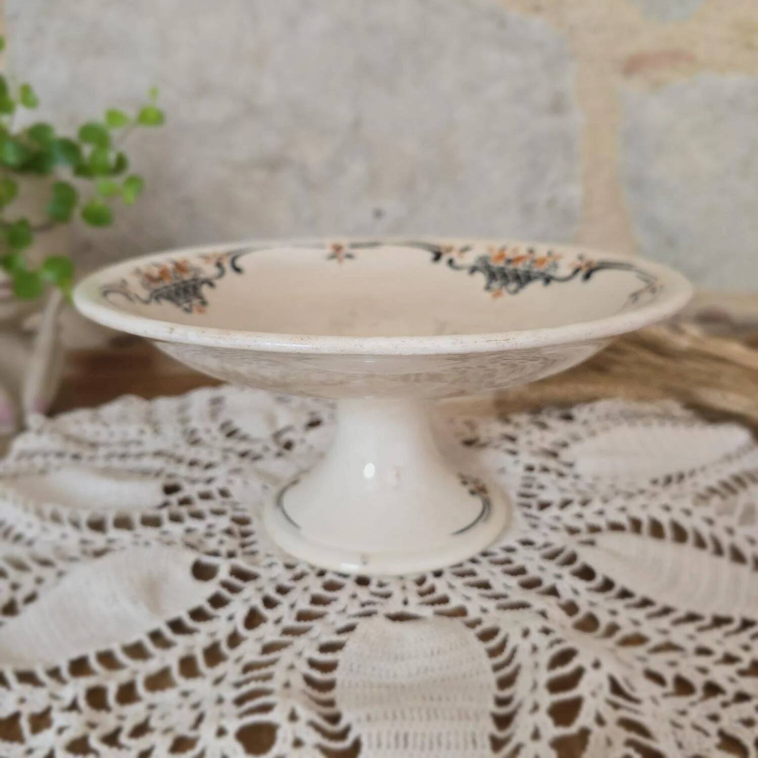 Compotier Art Déco, Modèle Trinité