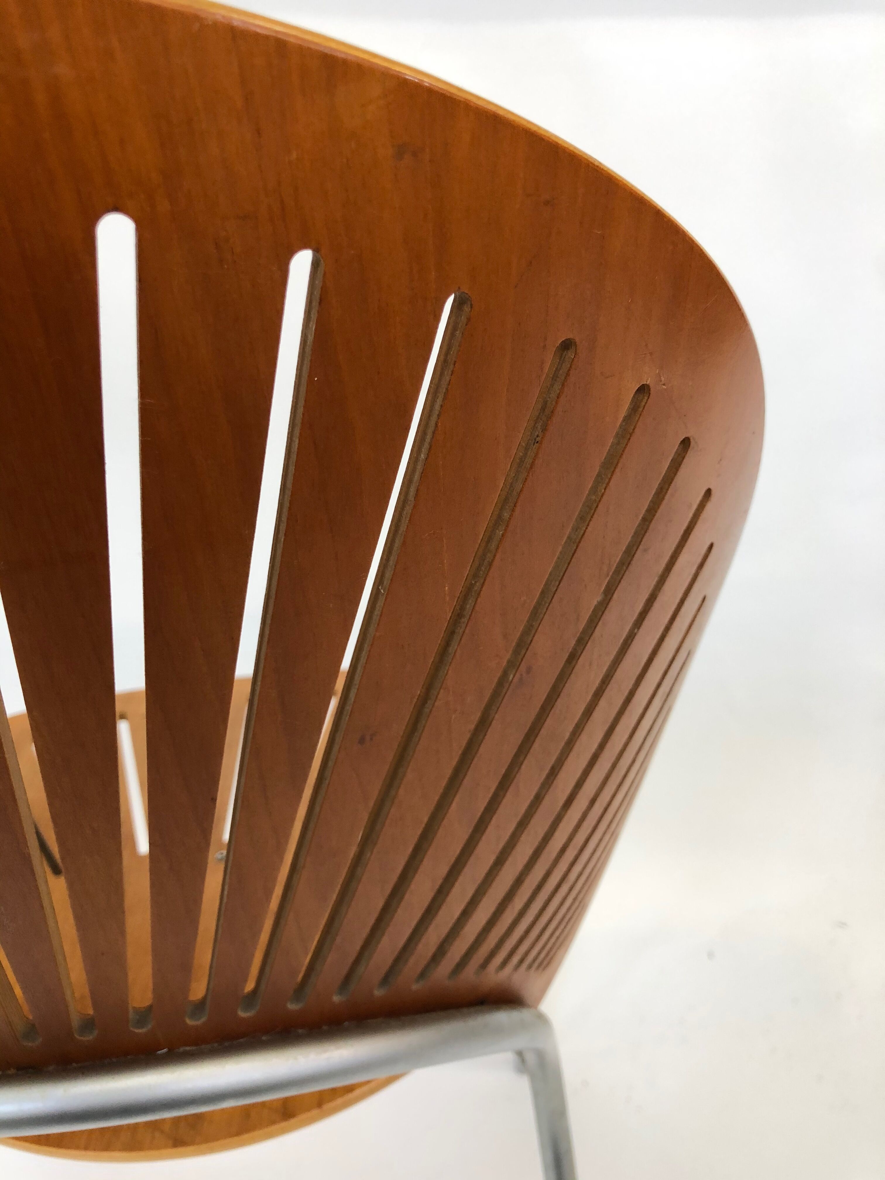 Suite de quatre chaises danoise "Trinidad" par Nanna Ditzel pour Fredericia Stolefabrik en teck