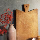 Cutting board in old solid wood