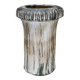 Vase en céramique brutaliste tchécoslovaque des années 1970, grande poterie texturée du milieu du siècle