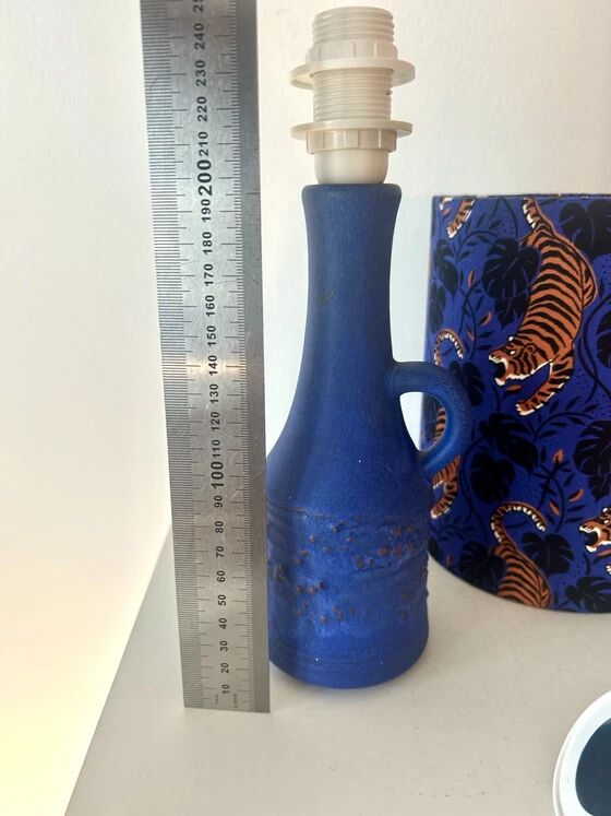 Vintage vase lamp - Boho style - cordless for balcony