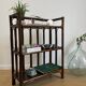 Rattan shelf