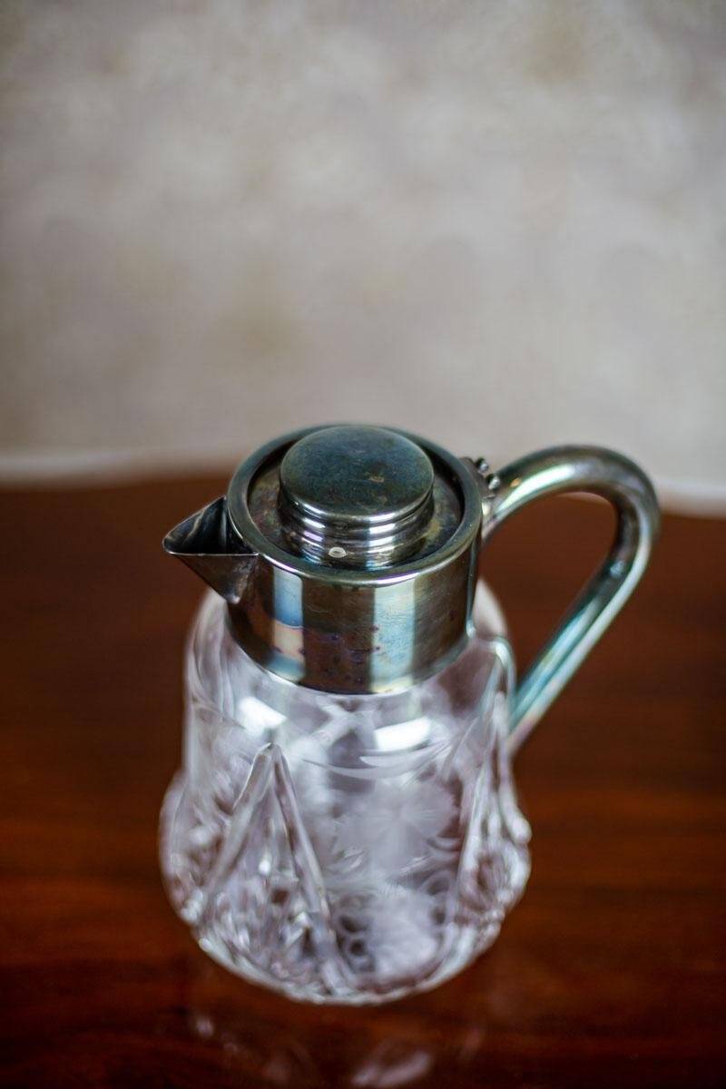 Interwar Period Crystal Pitcher, 1930s