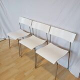 Trio de chaises Campus Lammhults Suède 1990