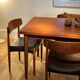 Set of 4 vintage Scandinavian "Huldra" oak chairs
